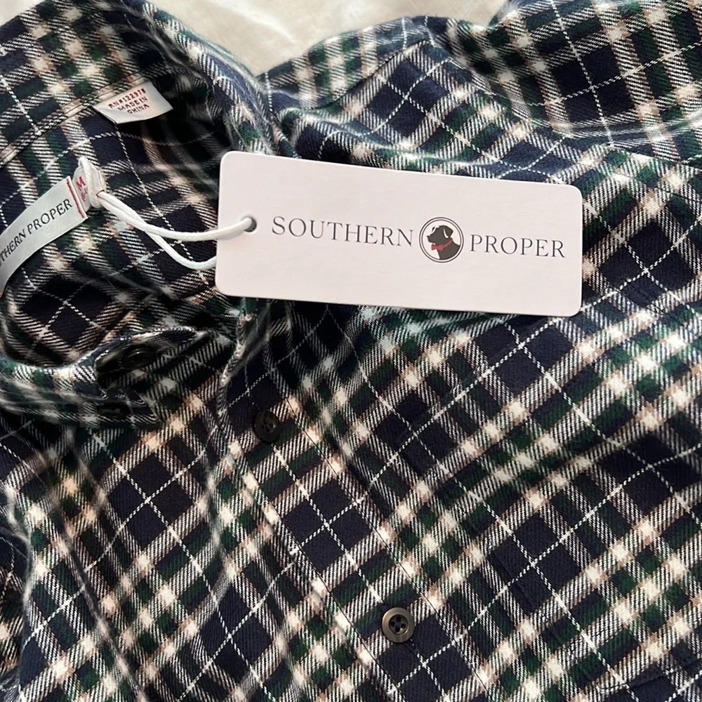BRAND NEW with Tag Boys Button Down Southern Proper Flannel_4